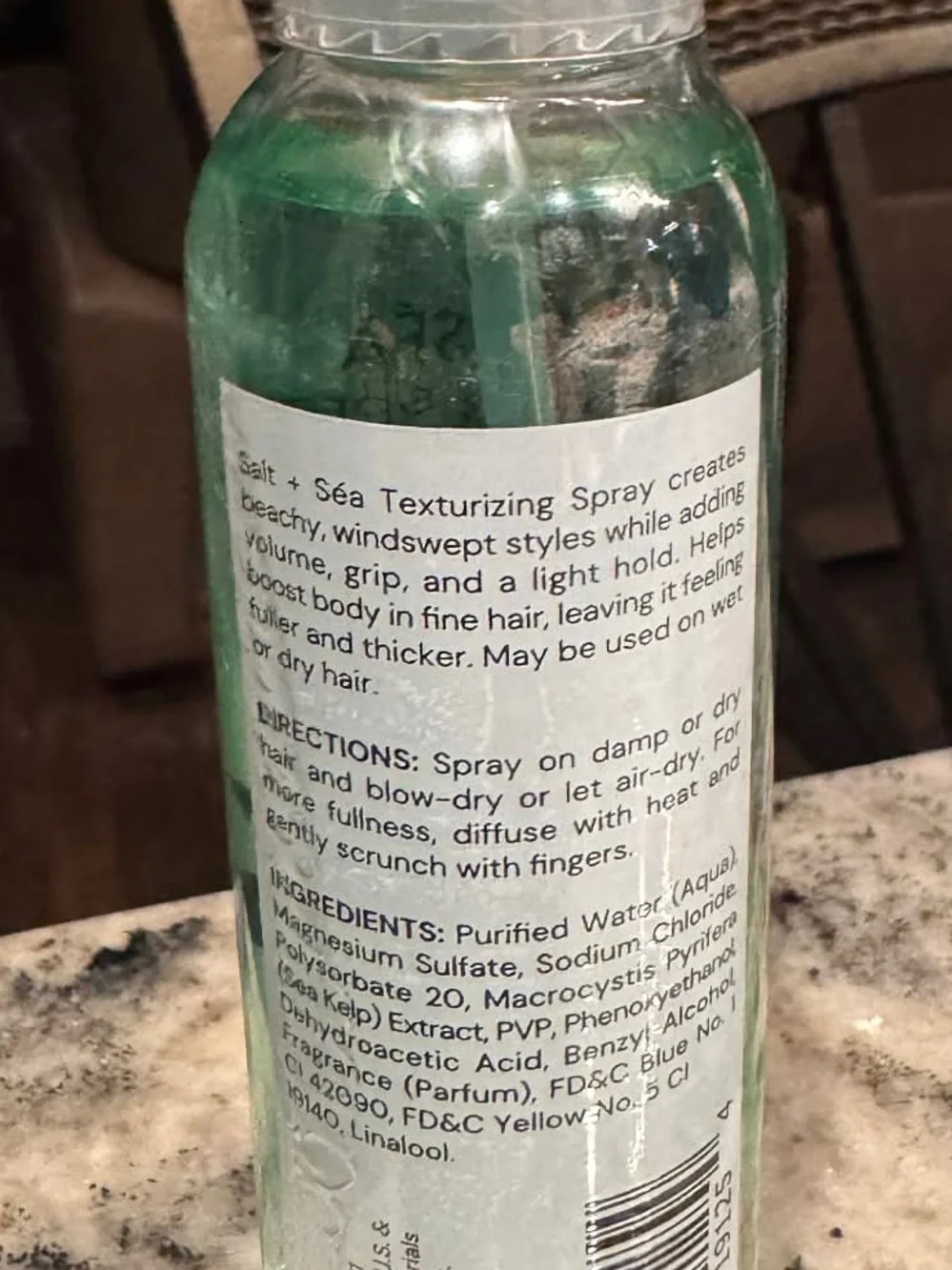 l'ange Salt + Sea Texturizing Spray - Aqua